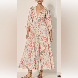 Kivari Watson Button Up Maxi Dress - Floral. BNWT